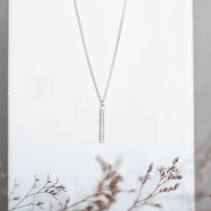 The Watchfulness of God Bar Necklace Almond Blossoms Necklaces
