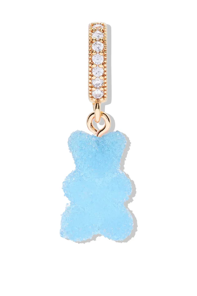 Crystal Haze Jewelry EU Fizzy Nostalgia Bear Pave connector Blueberry Rings