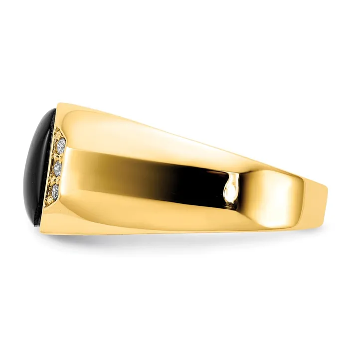 14k Yellow Gold AAA Diamond Ring Goldia Rings