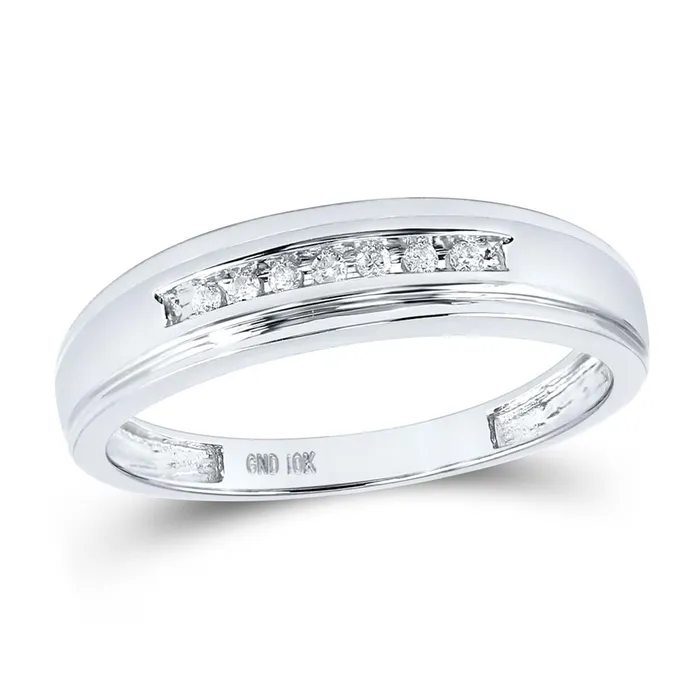 gndatlanta Rings 14k White Gold Round Diamond Wedding Band Ring 112 Cttw gndatlanta Rings 14k White Gold Round Diamond Wedding Band Ring 112 Cttw