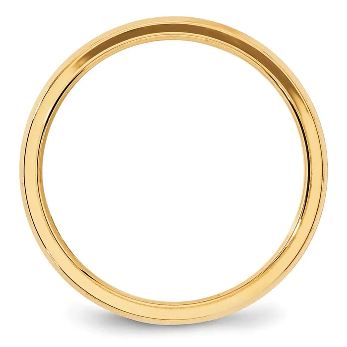 Goldia Rings Solid 10K Yellow Gold 4mm Bevel Edge Comfort Fit MensWomens Wedding Band Ring Size 85 Goldia Rings Solid 10K Yellow Gold 4mm Bevel Edge Comfort Fit MensWomens Wedding Band Ring Size 85