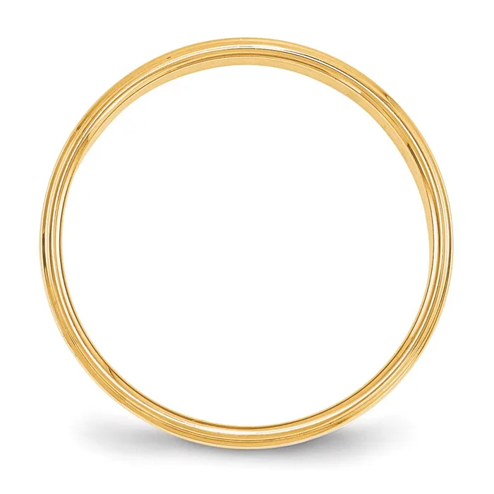 Goldia Rings Solid 10K Yellow Gold 4mm Flat with Step Edge MensWomens Wedding Band Ring Size 45 Goldia Rings Solid 10K Yellow Gold 4mm Flat with Step Edge MensWomens Wedding Band Ring Size 45