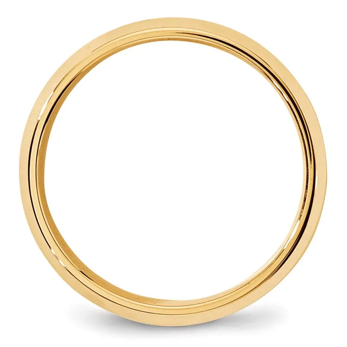 Goldia Rings Solid 10K Yellow Gold 7mm Bevel Edge Comfort Fit MensWomens Wedding Band Ring Size 7 Goldia Rings Solid 10K Yellow Gold 7mm Bevel Edge Comfort Fit MensWomens Wedding Band Ring Size 7