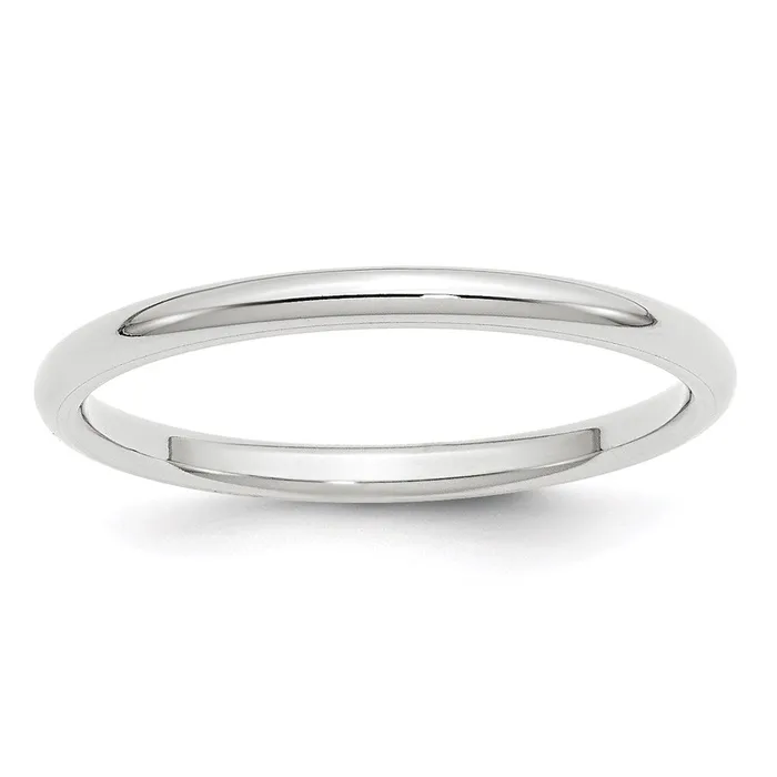Goldia Rings Solid 14K White Gold 2mm Standard Comfort Fit MensWomens Wedding Band Ring Size 95 Goldia Rings Solid 14K White Gold 2mm Standard Comfort Fit MensWomens Wedding Band Ring Size 95