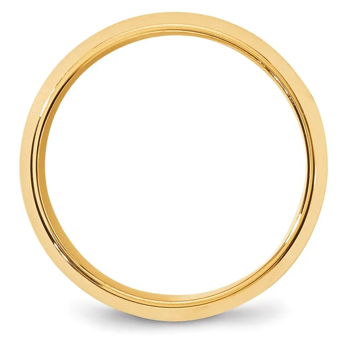 Goldia Rings Solid 18K Yellow Gold 8mm Bevel Edge Comfort Fit MensWomens Wedding Band Ring Size 45 Goldia Rings Solid 18K Yellow Gold 8mm Bevel Edge Comfort Fit MensWomens Wedding Band Ring Size 45