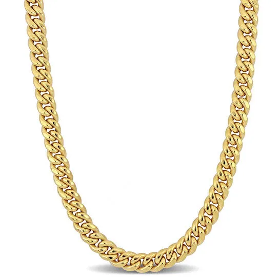 JMS always Necklaces Original AMOUR 88mm Curb Link Chain Necklace In 10K Yellow Gold 24 In JMS always Necklaces Original AMOUR 88mm Curb Link Chain Necklace In 10K Yellow Gold 24 In