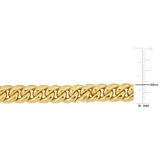 JMS always Necklaces Original AMOUR 88mm Curb Link Chain Necklace In 10K Yellow Gold 24 In JMS always Necklaces Original AMOUR 88mm Curb Link Chain Necklace In 10K Yellow Gold 24 In