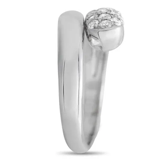 JMS always Rings Original PreOwned Bvlgari 18K White Gold Diamond Ring JMS always Rings Original PreOwned Bvlgari 18K White Gold Diamond Ring