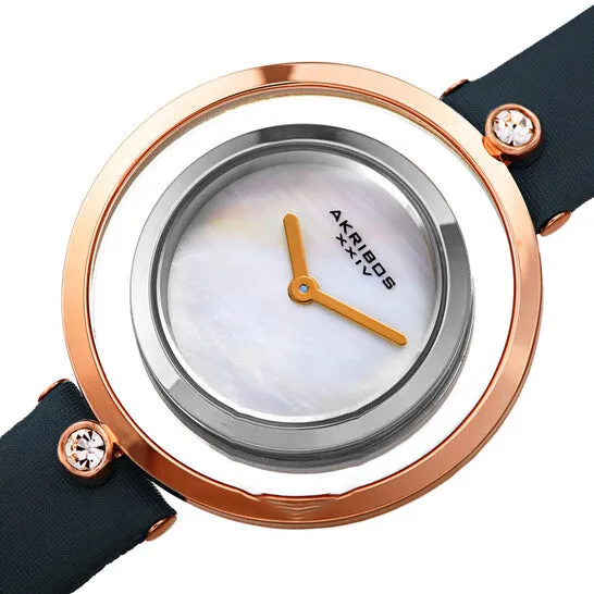 JMS always Watches Original Akribos XXIV Quartz White Dial Ladies Watch AK1060BU JMS always Watches Original Akribos XXIV Quartz White Dial Ladies Watch AK1060BU