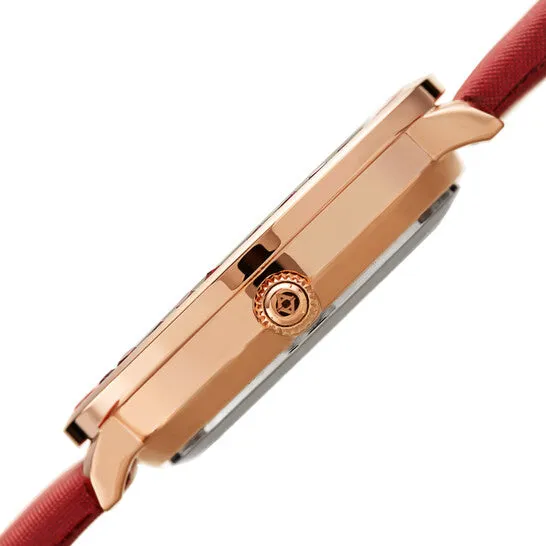 JMS always Watches Original Akribos XXIV Quartz White Dial Red Leather Ladies Watch AK1093RD JMS always Watches Original Akribos XXIV Quartz White Dial Red Leather Ladies Watch AK1093RD