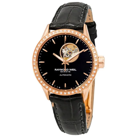 JMS always Watches Original Raymond Weil Freelancer Automatic Black Dial Ladies Watch 2410C5S20011 JMS always Watches Original Raymond Weil Freelancer Automatic Black Dial Ladies Watch 2410C5S20011