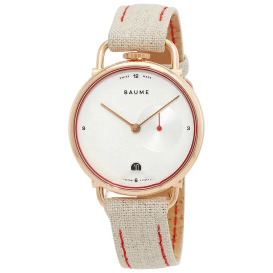 Original Baume et Mercier Baume 10602 Quartz White Dial Ladies Watch M0A10602 JMS always Watches Original Baume et Mercier Baume 10602 Quartz White Dial Ladies Watch M0A10602 JMS always Watches