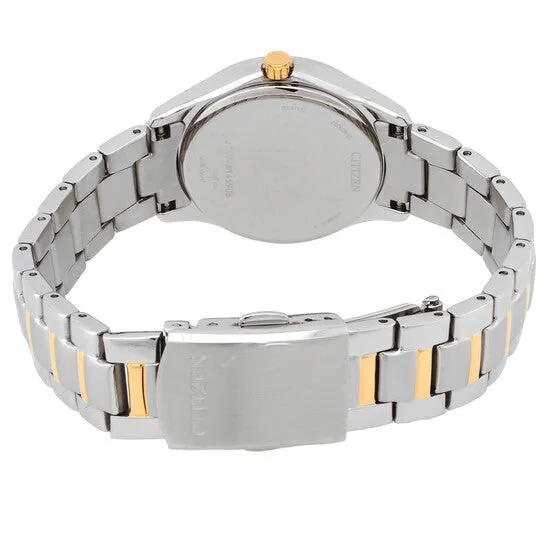 Original Citizen Crystal EcoDrive Silver Dial TwoTone Ladies Watch FE114671A JMS always Rings Original Citizen Crystal EcoDrive Silver Dial TwoTone Ladies Watch FE114671A JMS always Rings
