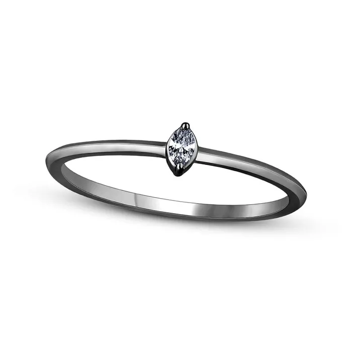 Rings Goldia 005 CT Marquise Natural Clarity Enhanced Diamond Solitaire Promise Ring in Solid 10K White Gold Rings Goldia 005 CT Marquise Natural Clarity Enhanced Diamond Solitaire Promise Ring in Solid 10K White Gold