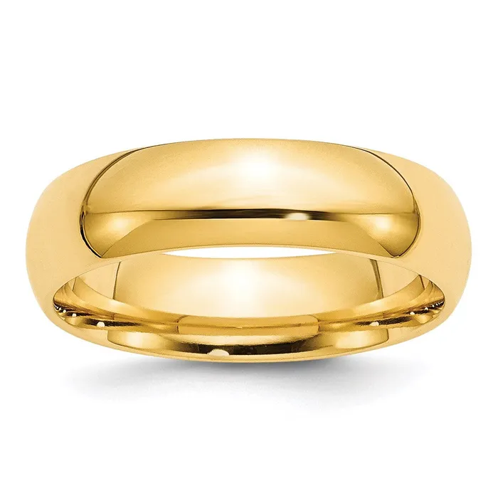 Rings Goldia Solid 10K Yellow Gold 6mm Comfort Fit MensWomens Wedding Band Ring Size 75 Rings Goldia Solid 10K Yellow Gold 6mm Comfort Fit MensWomens Wedding Band Ring Size 75
