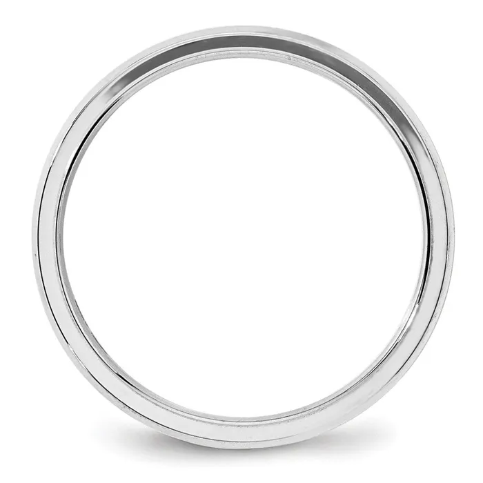 Rings Goldia Solid 14K White Gold 4mm Bevel Edge Comfort Fit MensWomens Wedding Band Ring Size 9 Rings Goldia Solid 14K White Gold 4mm Bevel Edge Comfort Fit MensWomens Wedding Band Ring Size 9