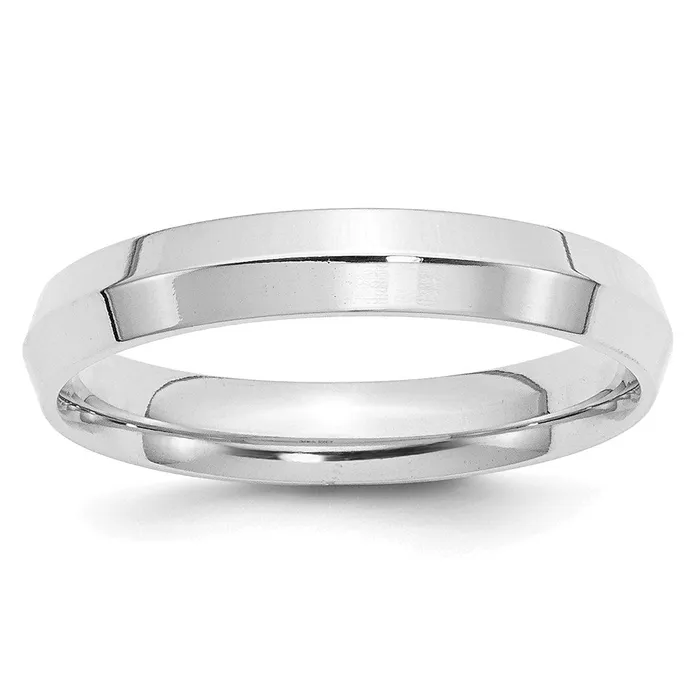 Rings Goldia Solid 14K White Gold 4mm Knife Edge Comfort Fit MensWomens Wedding Band Ring Size 95 Rings Goldia Solid 14K White Gold 4mm Knife Edge Comfort Fit MensWomens Wedding Band Ring Size 95