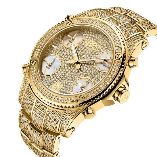 Rings JMS always Original JBW Platinum Series Goldtone Dial Mens Watch PS550A Rings JMS always Original JBW Platinum Series Goldtone Dial Mens Watch PS550A