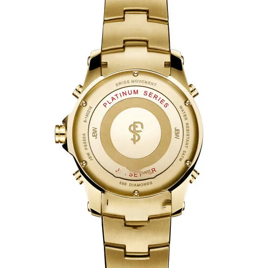 Rings JMS always Original JBW Platinum Series Goldtone Dial Mens Watch PS550A Rings JMS always Original JBW Platinum Series Goldtone Dial Mens Watch PS550A