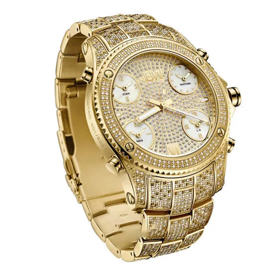 Rings JMS always Original JBW Platinum Series Goldtone Dial Mens Watch PS550A Rings JMS always Original JBW Platinum Series Goldtone Dial Mens Watch PS550A