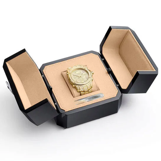 Rings JMS always Original JBW Platinum Series Goldtone Dial Mens Watch PS550A Rings JMS always Original JBW Platinum Series Goldtone Dial Mens Watch PS550A
