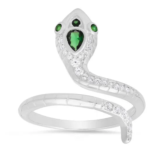 Rings JMS always Original Kylie Harper Sterling Silver CZ Snake Ring
