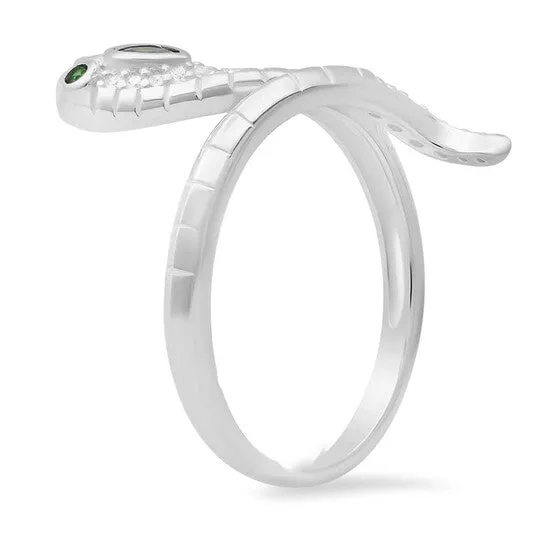 Rings JMS always Original Kylie Harper Sterling Silver CZ Snake Ring Rings JMS always Original Kylie Harper Sterling Silver CZ Snake Ring