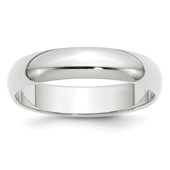 Solid 10K Yellow Gold White Gold 5mm HalfRound MensWomens Wedding Band Ring Size 95 Goldia Rings Solid 10K Yellow Gold White Gold 5mm HalfRound MensWomens Wedding Band Ring Size 95 Goldia Rings