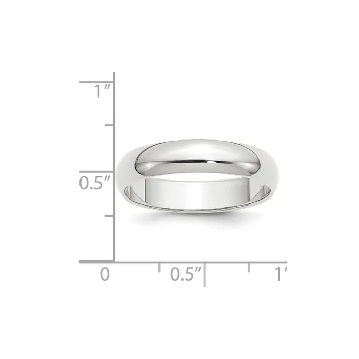 Solid 10K Yellow Gold White Gold 5mm HalfRound MensWomens Wedding Band Ring Size 95 Goldia Rings Solid 10K Yellow Gold White Gold 5mm HalfRound MensWomens Wedding Band Ring Size 95 Goldia Rings