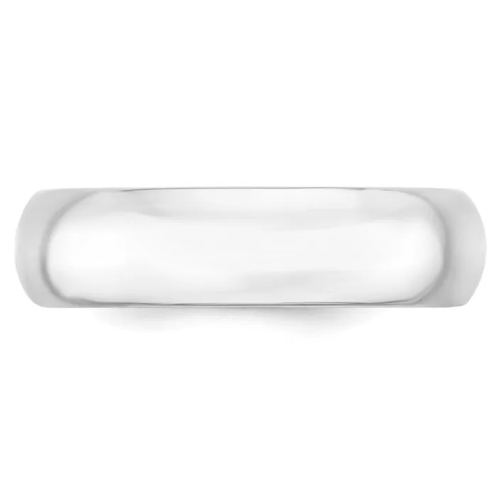 Solid 14K White Gold 6mm Standard Comfort Fit MensWomens Wedding Band Ring Size 125 Goldia Rings Solid 14K White Gold 6mm Standard Comfort Fit MensWomens Wedding Band Ring Size 125 Goldia Rings
