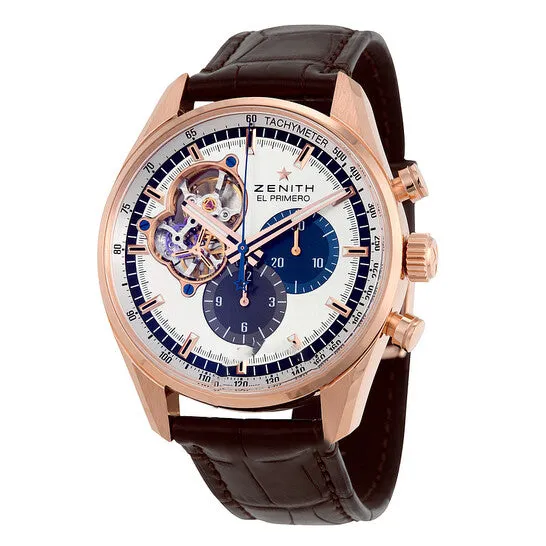Watches JMS always Original Zenith El Primero Chronomaster 1969 Silver Dial Brown Leather Mens Watch 182040406169C494 Watches JMS always Original Zenith El Primero Chronomaster 1969 Silver Dial Brown Leather Mens Watch 182040406169C494