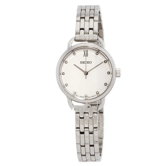 Watches Original Seiko Quartz White Dial Watch SUR697P1 JMS always