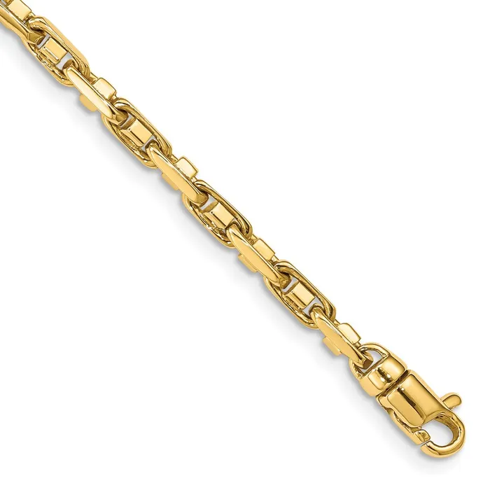 14K 725 inch 38mm Polished Fancy Link with Lobster Clasp Bracelet TreasureFineJewelers Bracelets 14K 725 inch 38mm Polished Fancy Link with Lobster Clasp Bracelet TreasureFineJewelers Bracelets