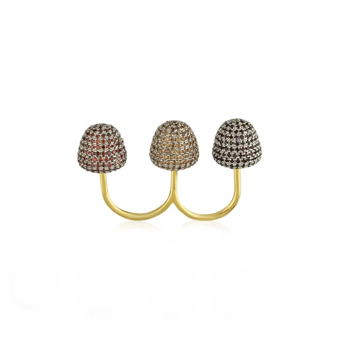 MultiFinger Gumdrop Ring vendorunknown Rings