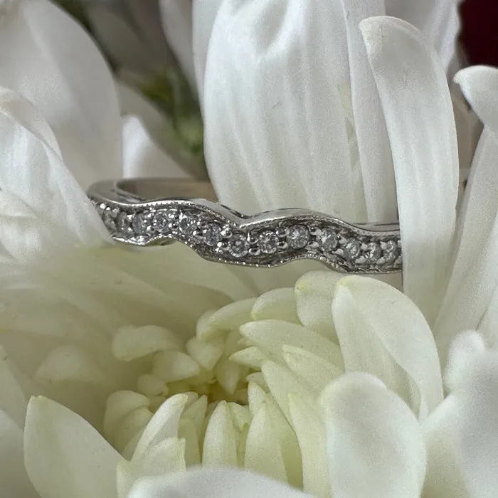 ONeills Estate Jewelry Rings 14K White Gold Wedding Band 11000562 matches 10000662 ONeills Estate Jewelry Rings 14K White Gold Wedding Band 11000562 matches 10000662
