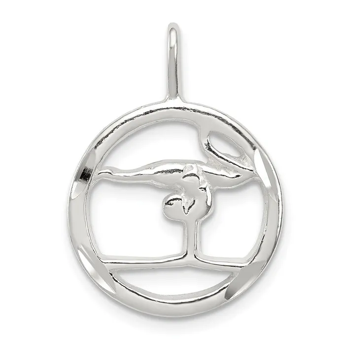 Rings Sterling Silver Gymnastics Charm TreasureFineJewelers