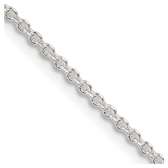 Rings TreasureFineJewelers Sterling Silver 185mm Diamondcut Forzantina Cable Chain Rings TreasureFineJewelers Sterling Silver 185mm Diamondcut Forzantina Cable Chain