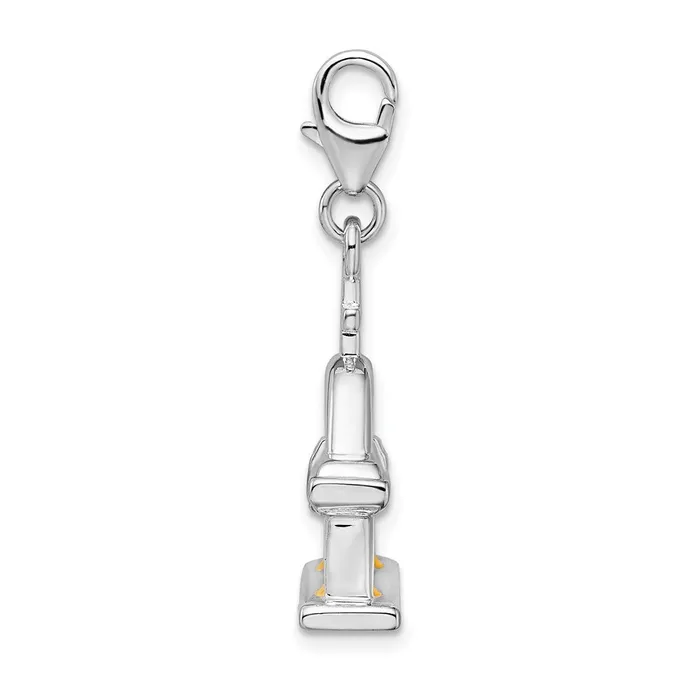 Sterling Silver Amore La Vita Rhpl 3D Enameled Church Moving Bell Charm TreasureFineJewelers Rings