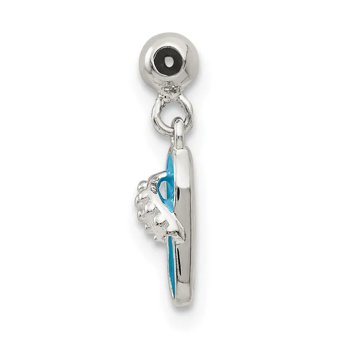 Sterling Silver Mio Memento Enamel Dangle Sandal Charm TreasureFineJewelers Rings