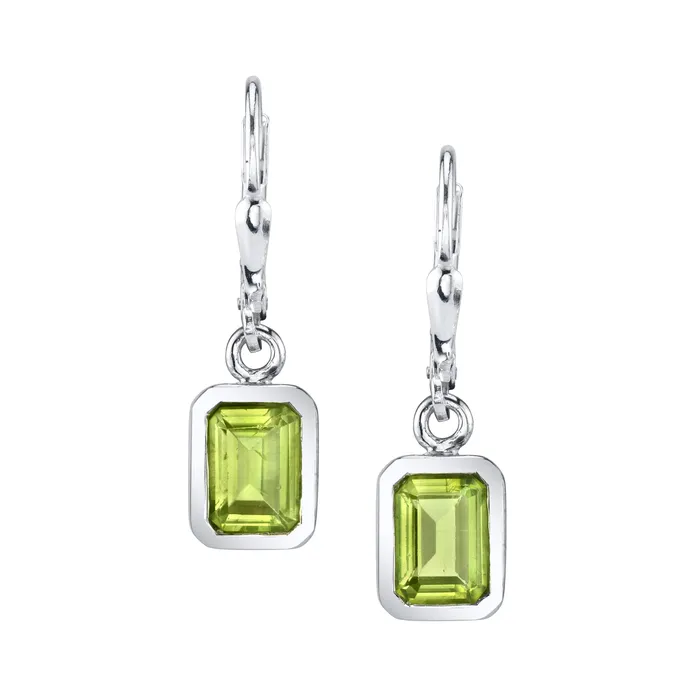 Earrings Four Peaks Mining Co Faceted Rectangular Earrings