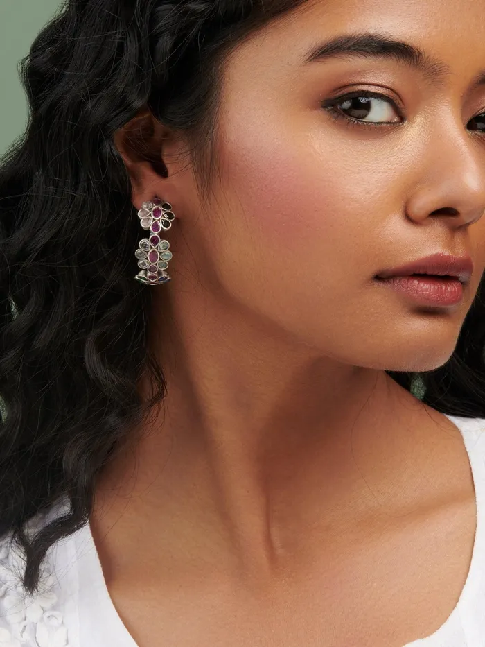 Earrings The Gypsy Blooming Bali Oxidised Earrings Curio Cottage Earrings The Gypsy Blooming Bali Oxidised Earrings Curio Cottage