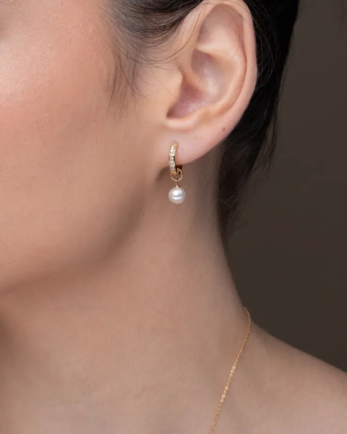 ERIJEWELRY Esther hoop earrings Earrings