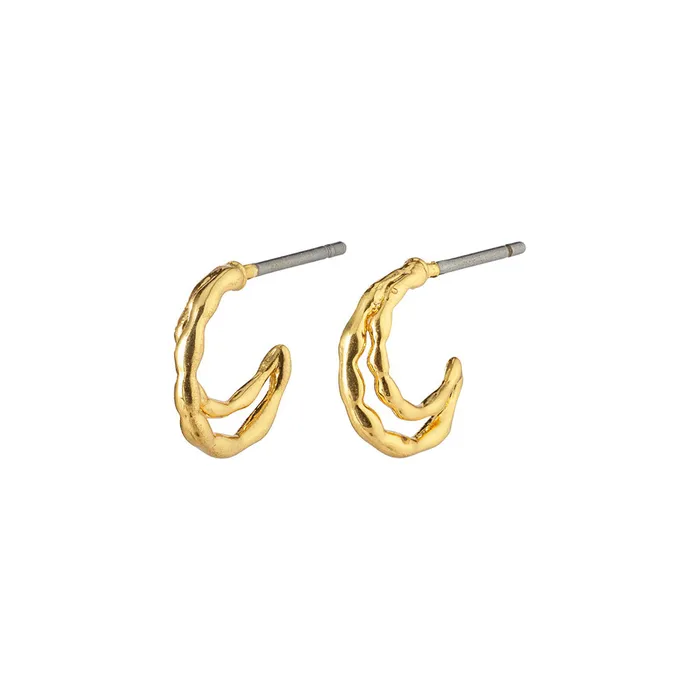 Pilgrim PreStyled Sets Morgan Gold Plated Hoops