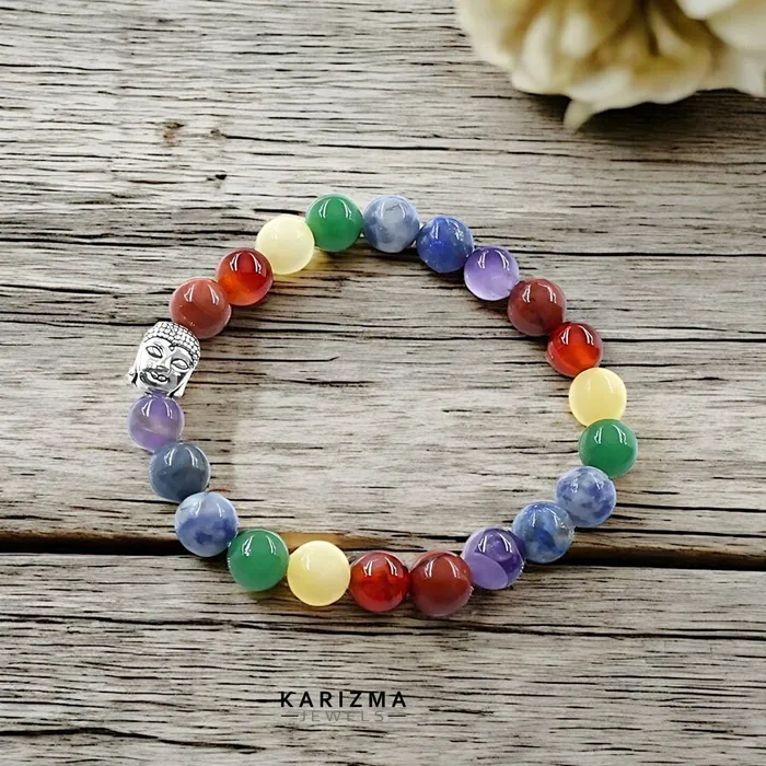 7 Chakras Reiki Healing Meditation and Protections Crystal Beads Bracelet for Men and Women Karizma Jewels Bracelets 7 Chakras Reiki Healing Meditation and Protections Crystal Beads Bracelet for Men and Women Karizma Jewels Bracelets
