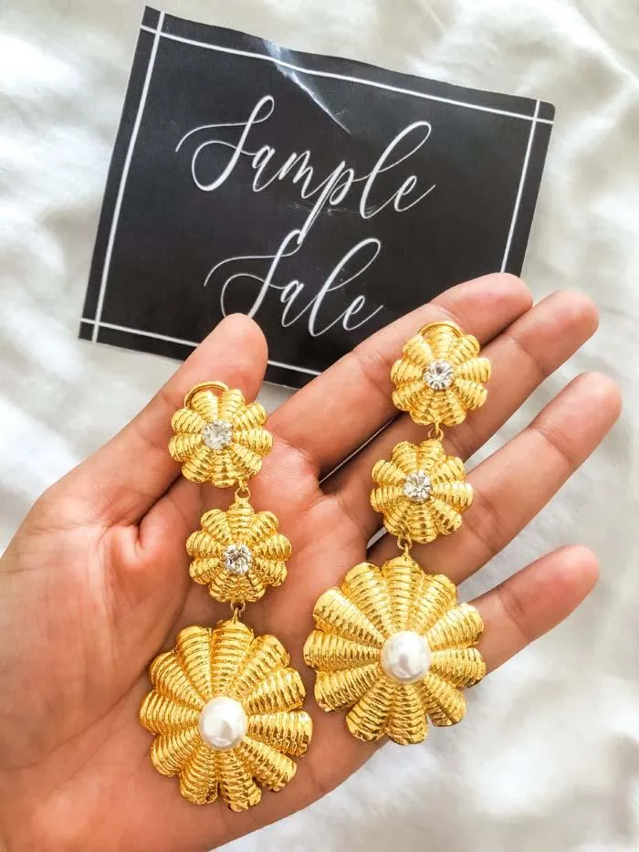 Earrings Tiered Beach Earrings PRERTO ECOMMERCE PRIVATE LIMITED