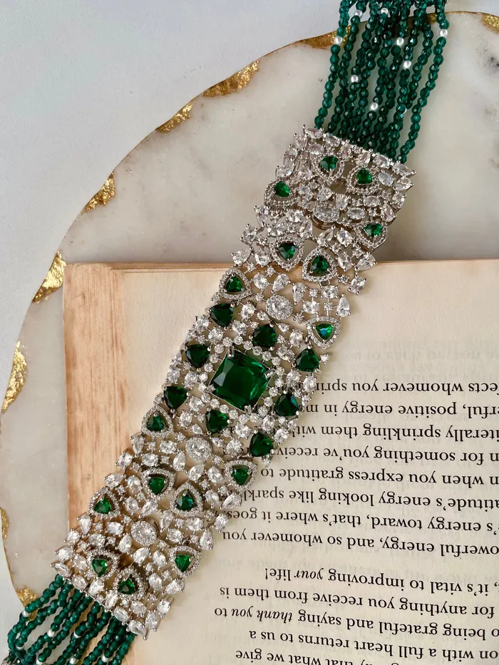 Gren Emerald Set Earrings Necklace PRERTO ECOMMERCE PRIVATE LIMITED Earrings Gren Emerald Set Earrings Necklace PRERTO ECOMMERCE PRIVATE LIMITED Earrings