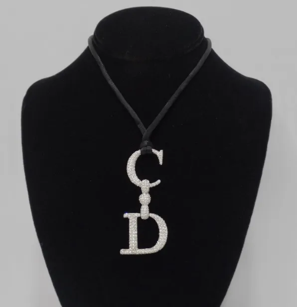 John Galliano for Christian Dior CD Crystallized Necklace Vintage by Misty Necklaces John Galliano for Christian Dior CD Crystallized Necklace Vintage by Misty Necklaces