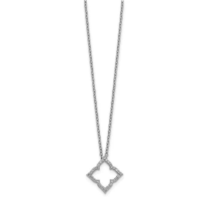 Necklaces WB Choice Jewelry 14k White Gold Diamond 18 inch NecklaceWBCPM3788015WA Necklaces WB Choice Jewelry 14k White Gold Diamond 18 inch NecklaceWBCPM3788015WA