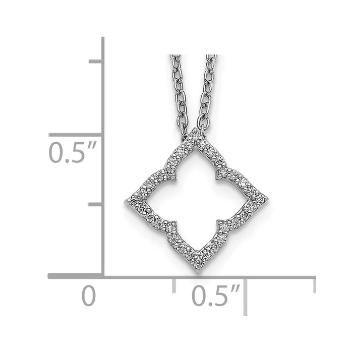 Necklaces WB Choice Jewelry 14k White Gold Diamond 18 inch NecklaceWBCPM3788015WA Necklaces WB Choice Jewelry 14k White Gold Diamond 18 inch NecklaceWBCPM3788015WA
