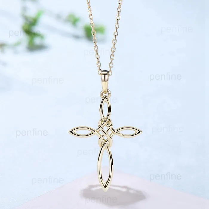 PENFINE Necklaces Norse Viking necklace solid Silver 14k 18k rose gold minimalist Personalized pendant women Necklace Celtic Jewelry Cross Necklace PENFINE Necklaces Norse Viking necklace solid Silver 14k 18k rose gold minimalist Personalized pendant women Necklace Celtic Jewelry Cross Necklace